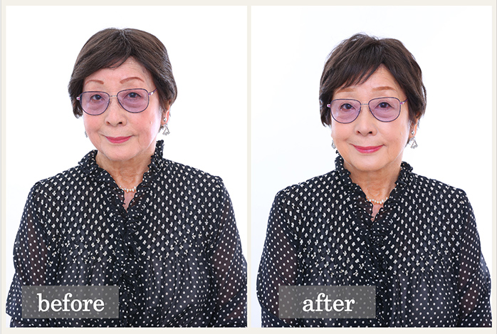 ヘアメイク before＆after